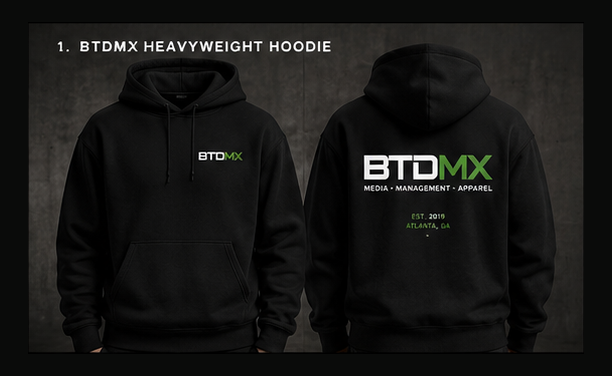 BTDMX heavyweight hoodie